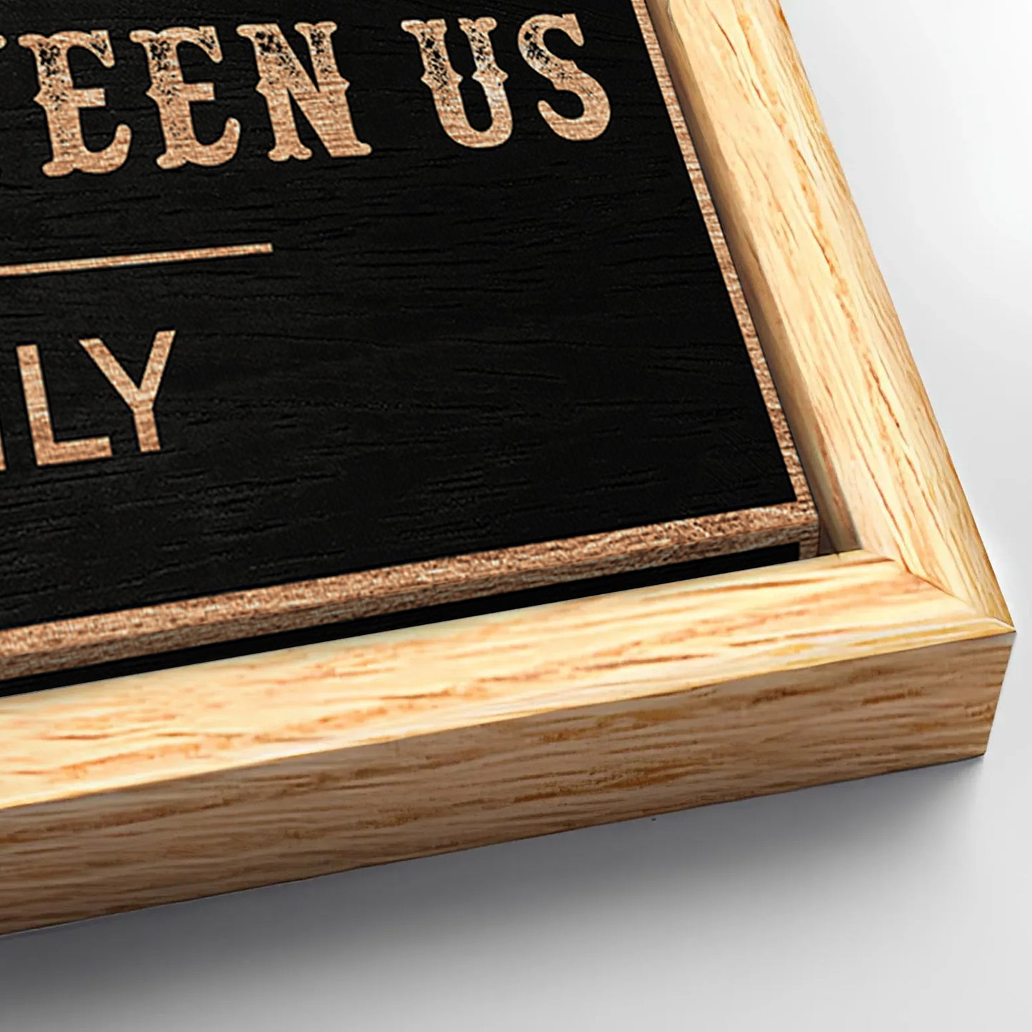 Save 33% When You Add A 12x36 Frame To Your Family Blessing: Bless the Food Sign Canvas Now