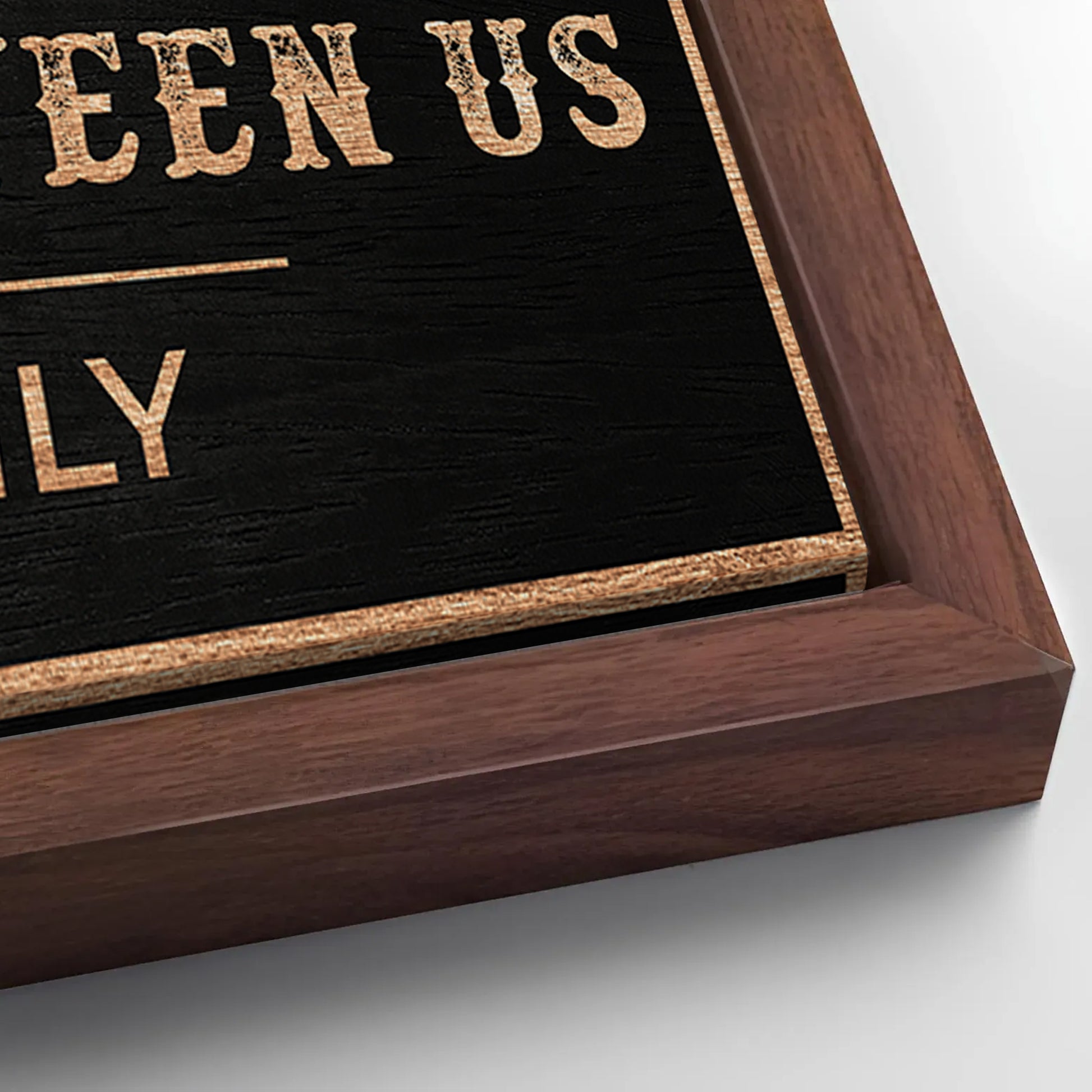 Save 33% When You Add A 12x36 Frame To Your Family Blessing: Bless the Food Sign Canvas Now