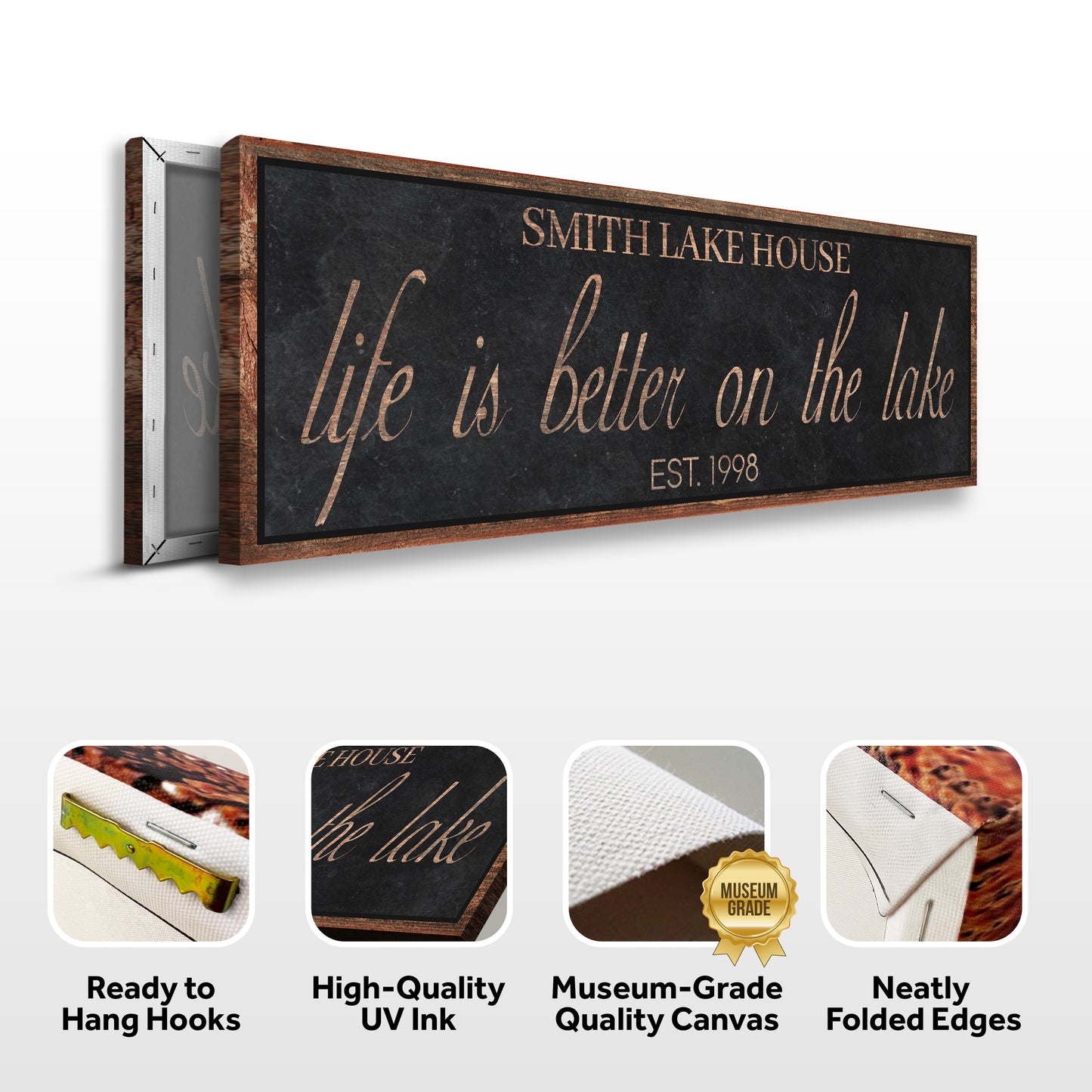 Life Is Better On The Lake Sign (Free Shipping)