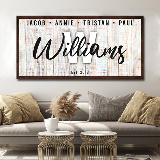 Family Wood Style 1 - Image by Tailored Canvases