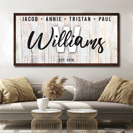 Family Wood Style 1 - Image by Tailored Canvases