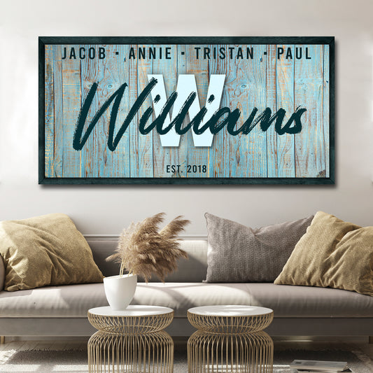 Family Wood Style 2 - Image by Tailored Canvases