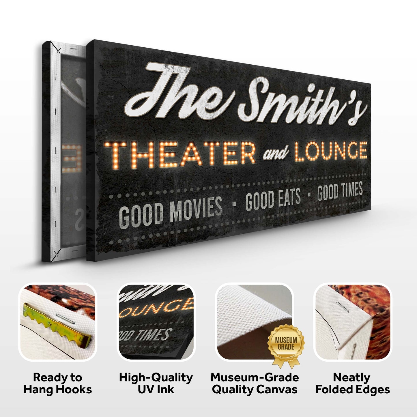 Family Theater and Lounge Sign III (Free Shipping)