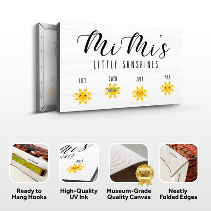 Mimi's Little Sunshines Sign - Image by Tailored Canvases