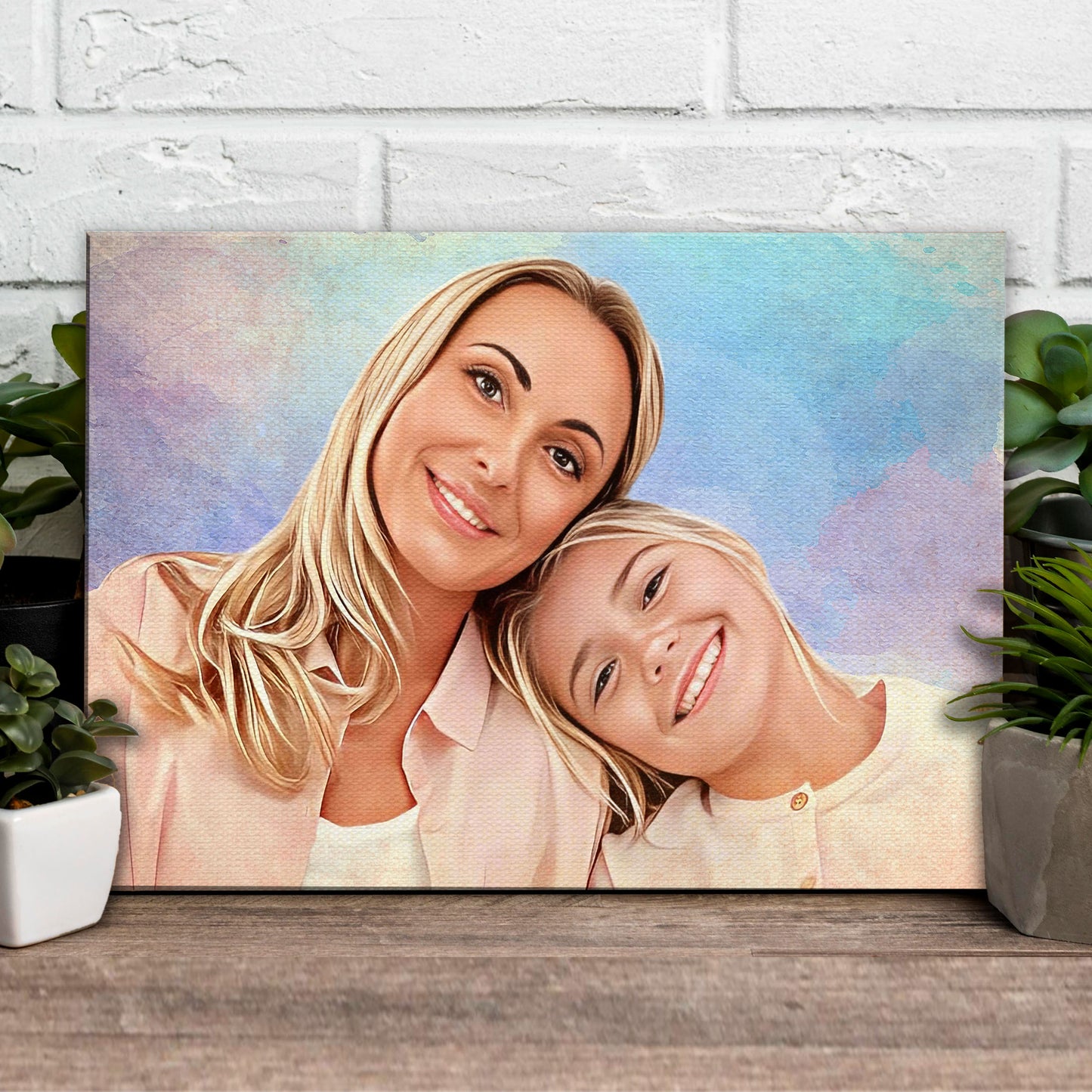 Mother's Day Cartoon Portrait Sign II