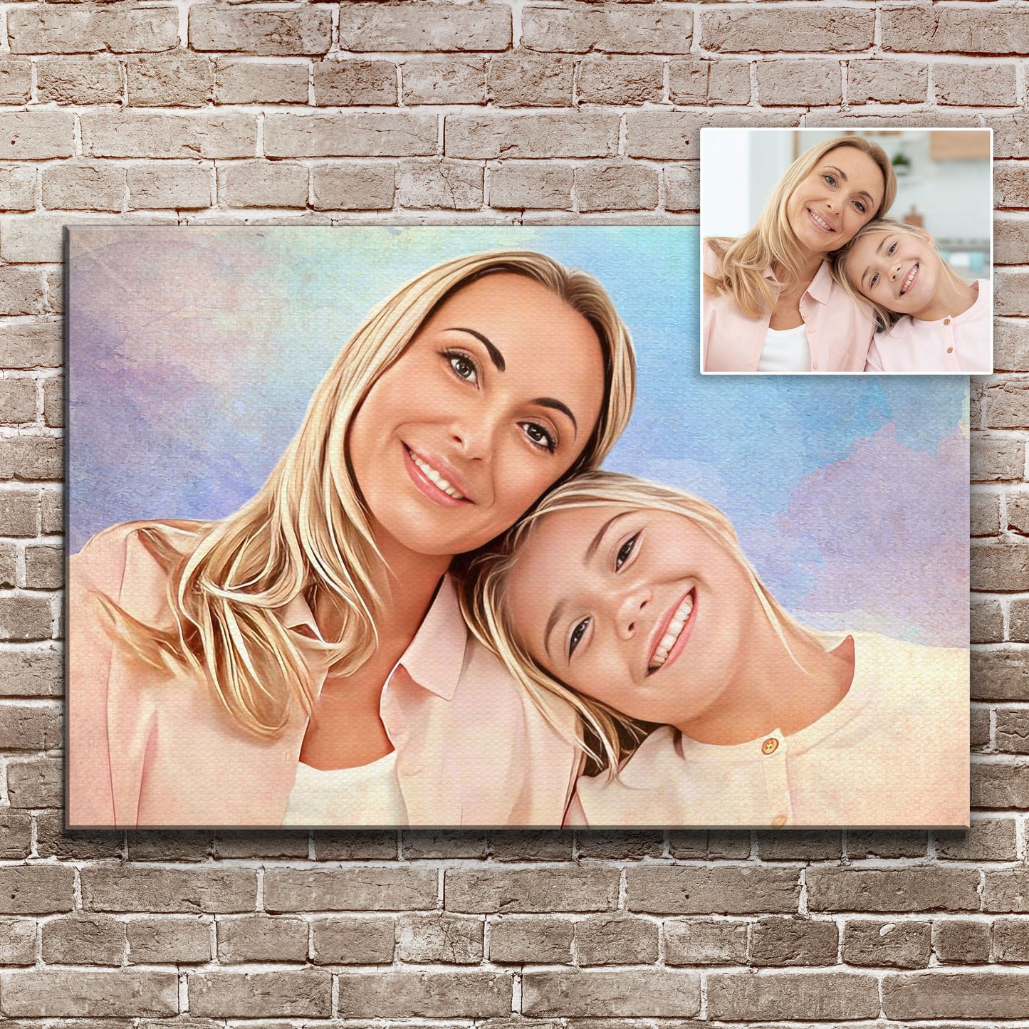 Mother's Day Cartoon Portrait Sign II