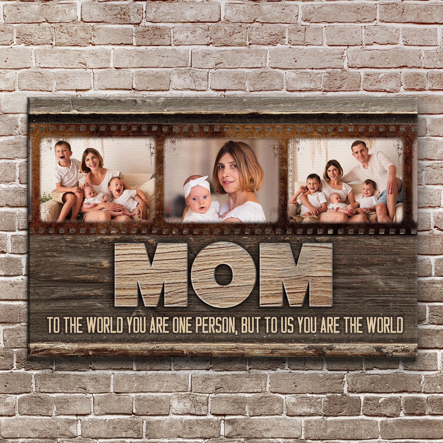 Mother's Day Sign To Us You Are The World