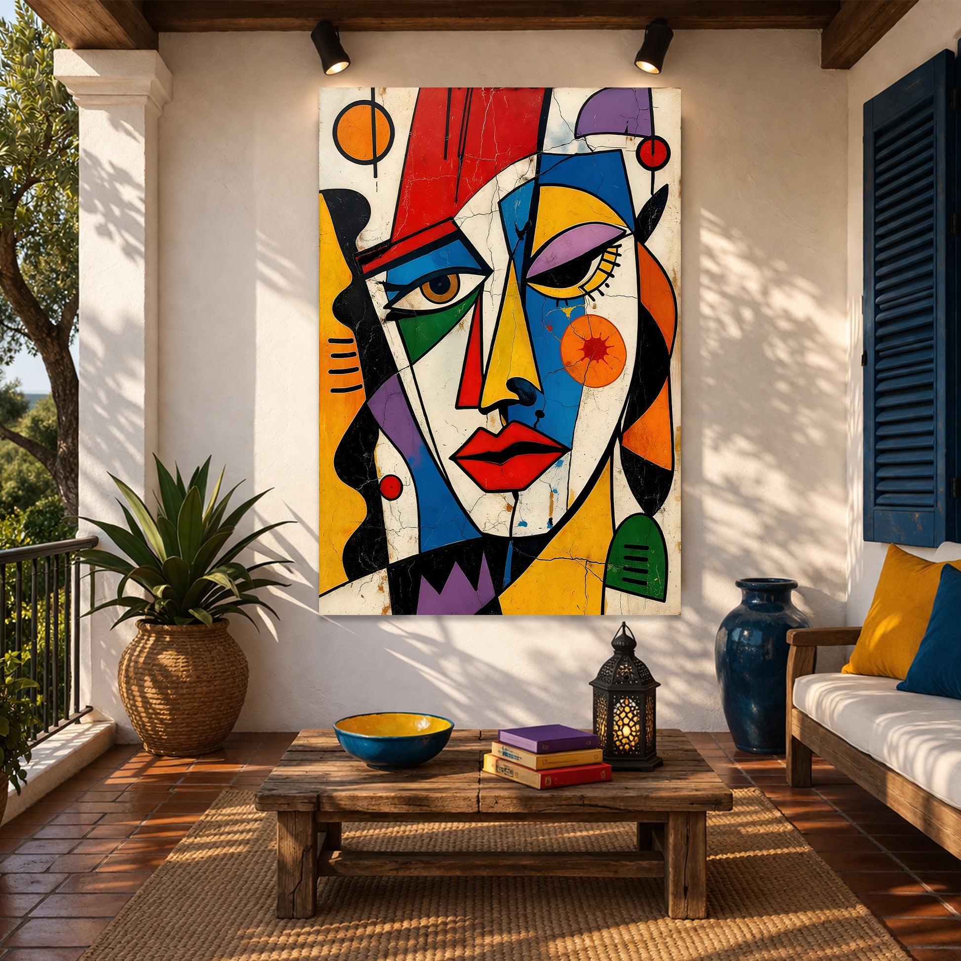 Modern Abstract Face Expression