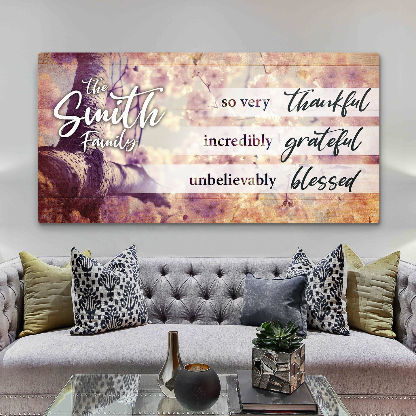 Family Blessed Sign - Image by Tailored Canvases