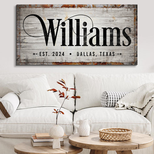 Family Sign XXIV - Image by Tailored Canvases