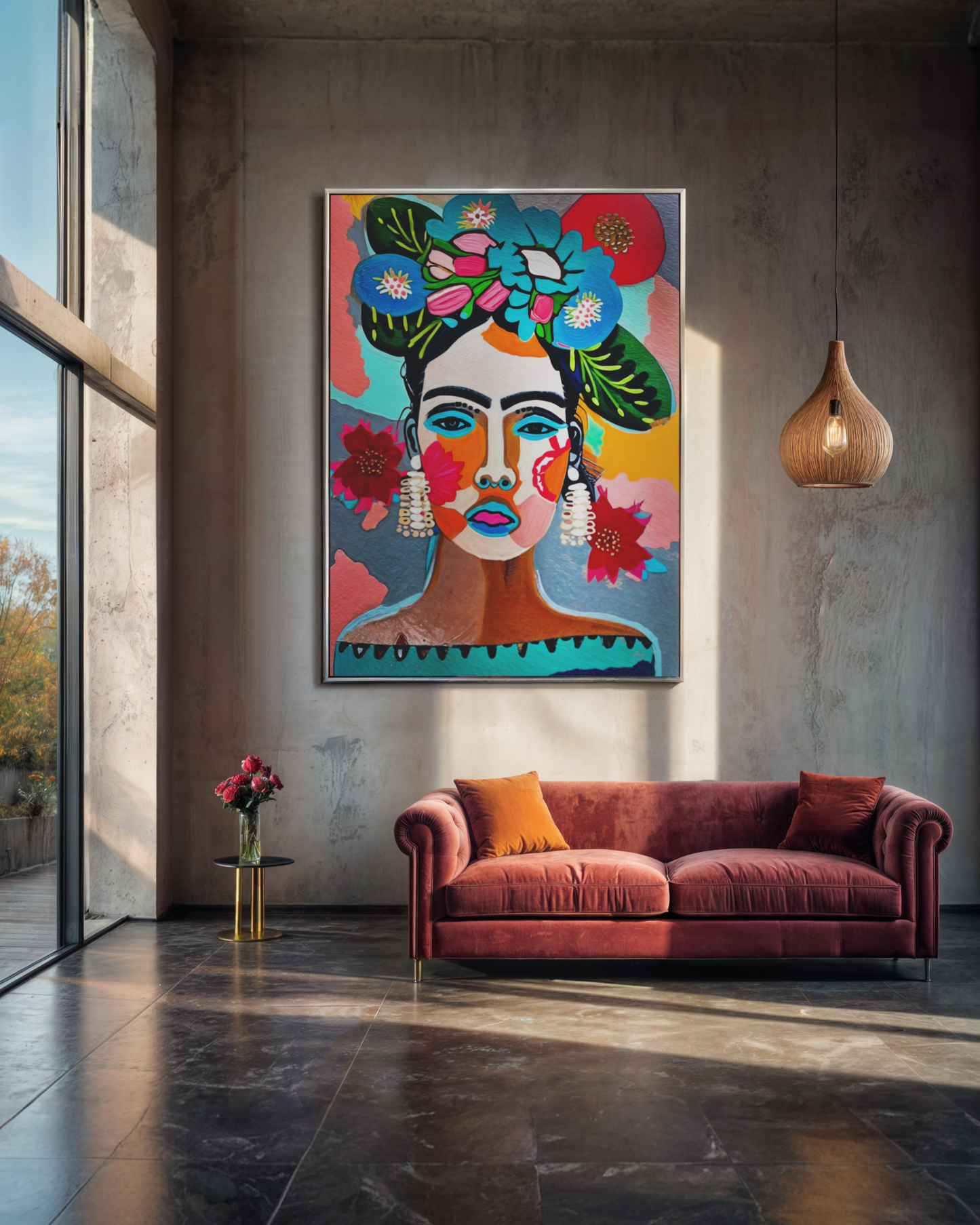 Canvas Print: "Floral Muse III"