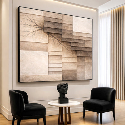 Fractured Earth Layers Wall Art