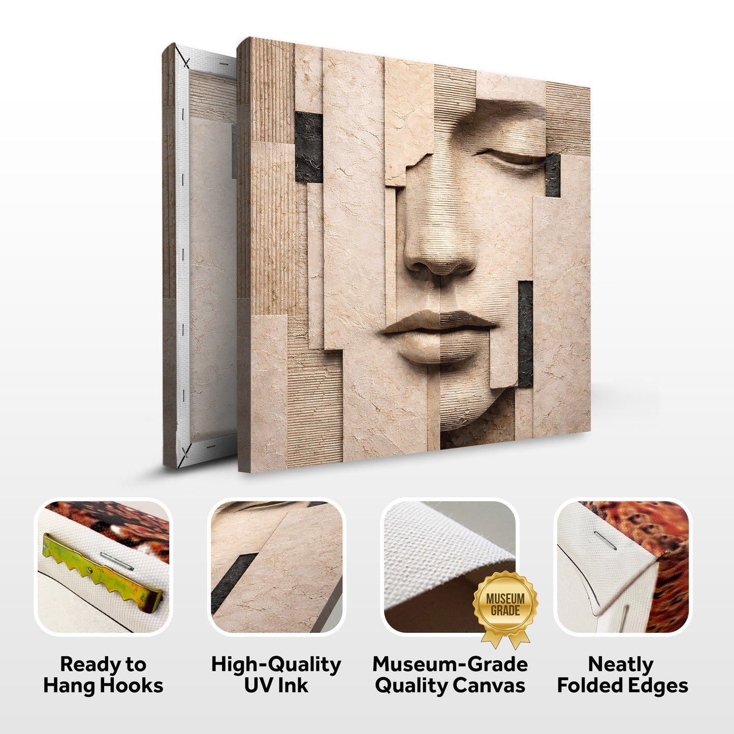 Fragmented Serenity Face