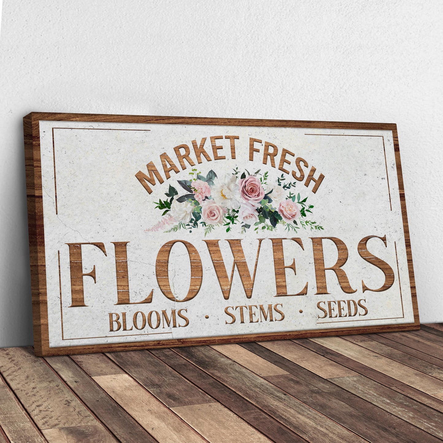Fresh Flower Market Sign II  - Image by Tailored Canvases