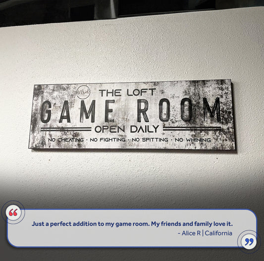 Family Game Room Sign II