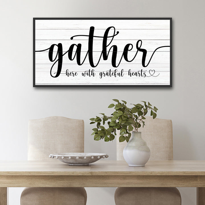 Gather Sign XIII  - Image by Tailored Canvases