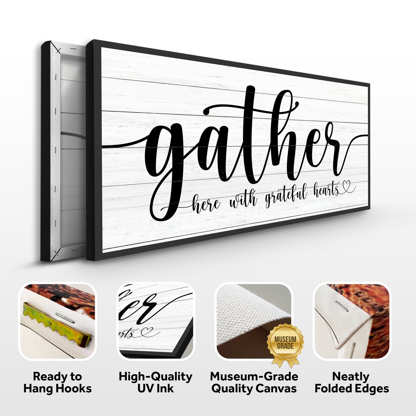 Gather Sign XIII Specs - Image by Tailored Canvases