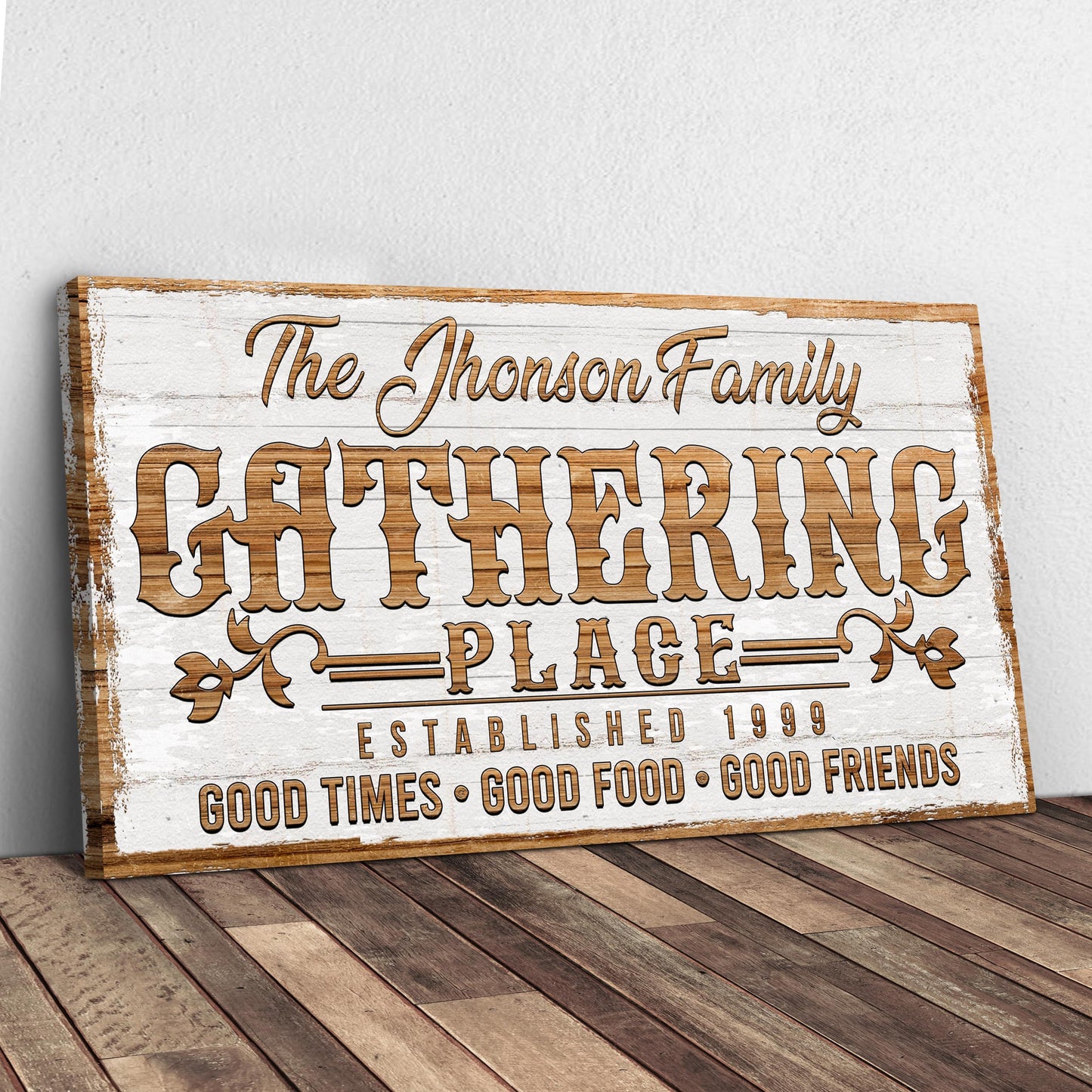 Gathering Place Personalized Sign II