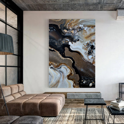 Canvas Print: "Geode Whispers II"