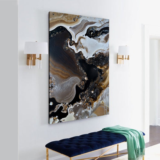 Canvas Print: "Geode Whispers III"