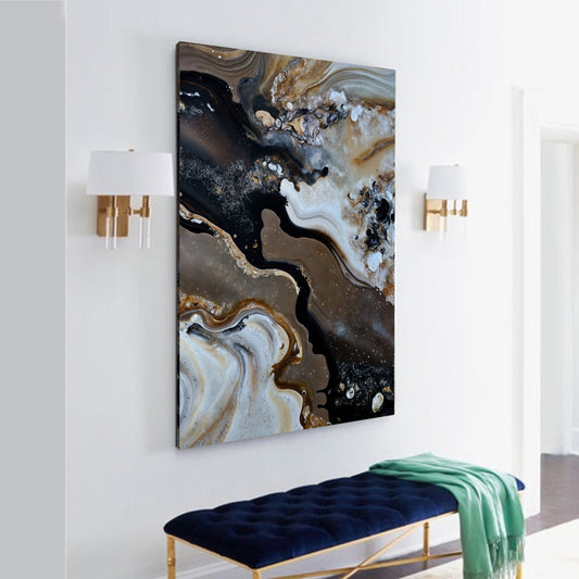 Canvas Print: "Geode Whispers II"