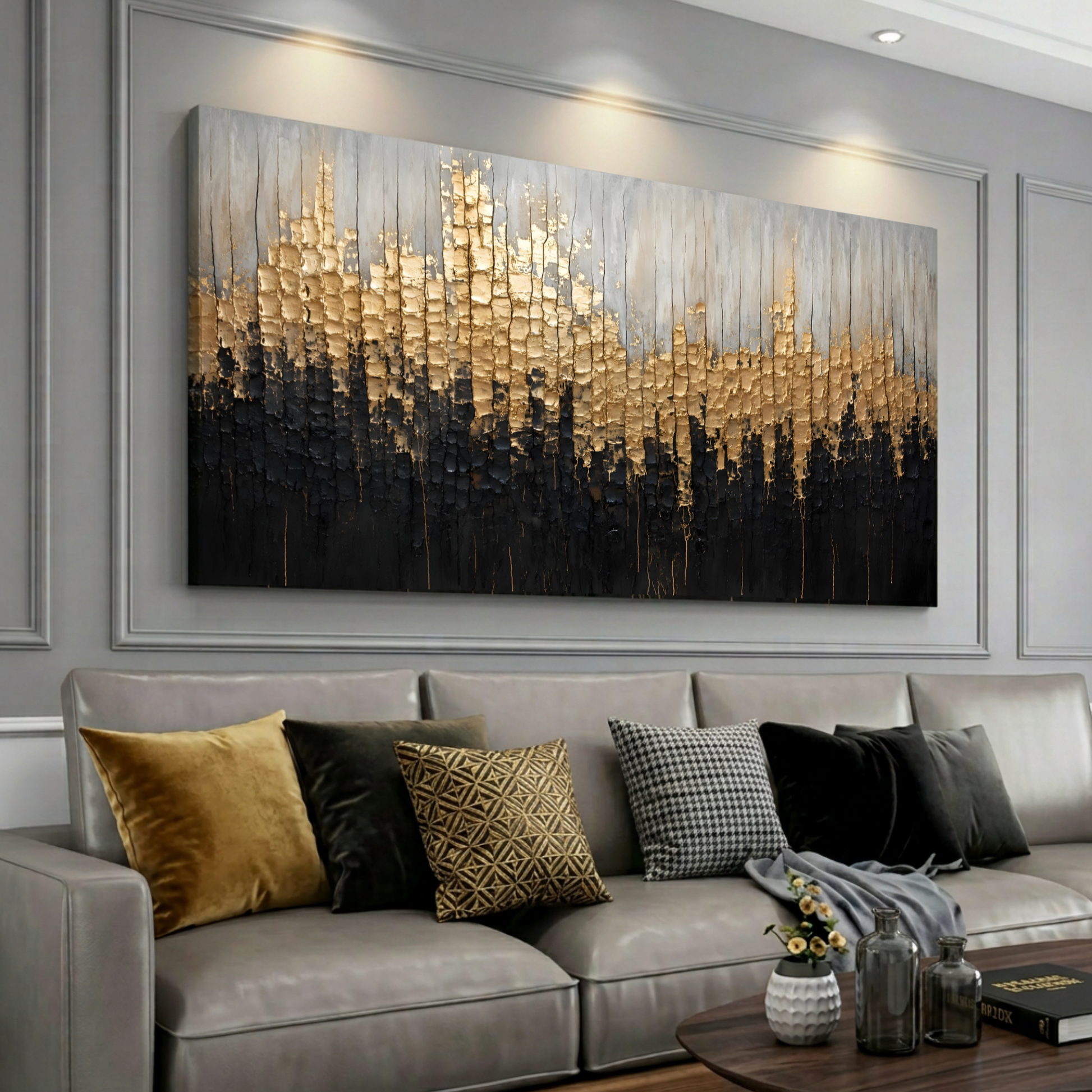 Gilded Texture Horizon