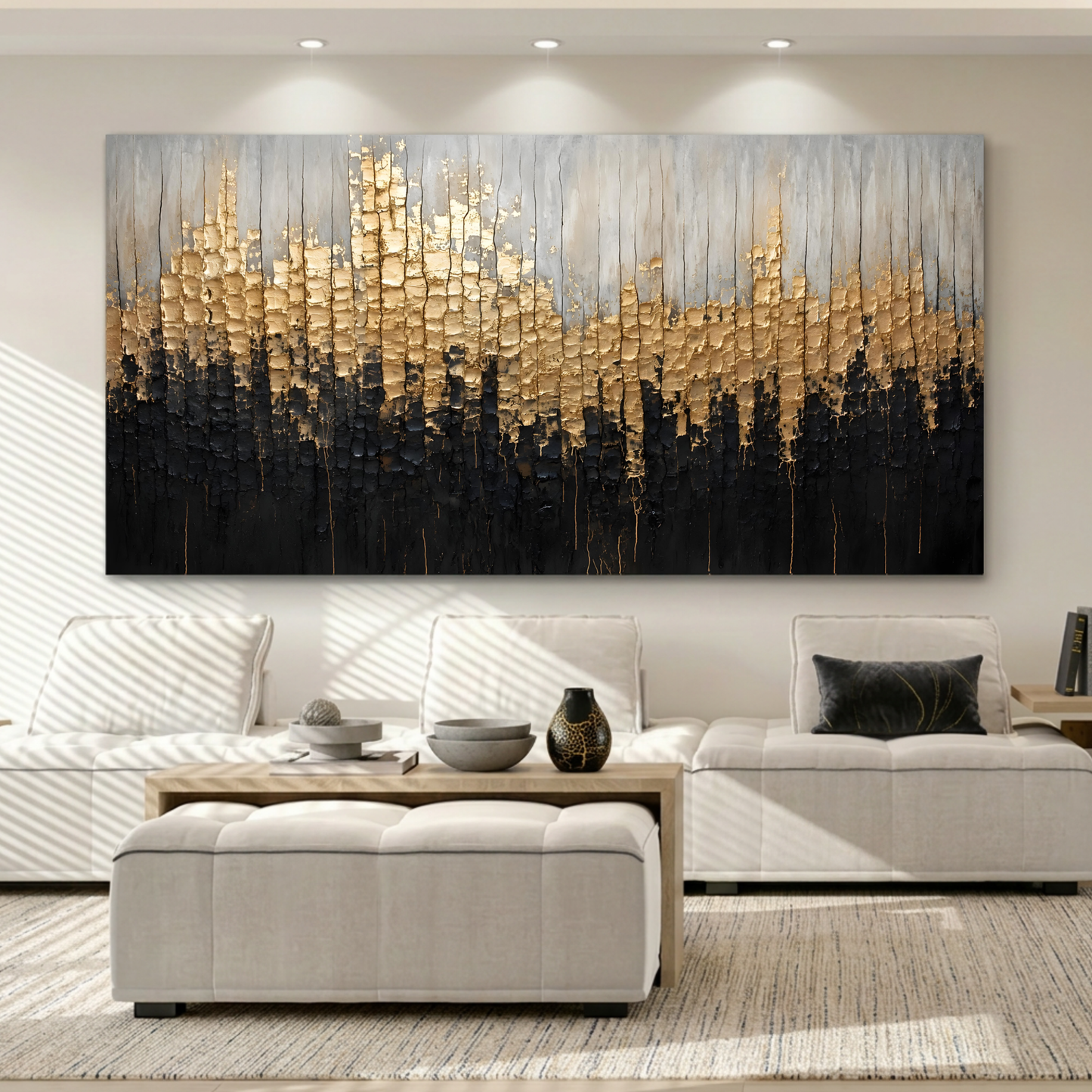 Gilded Texture Horizon