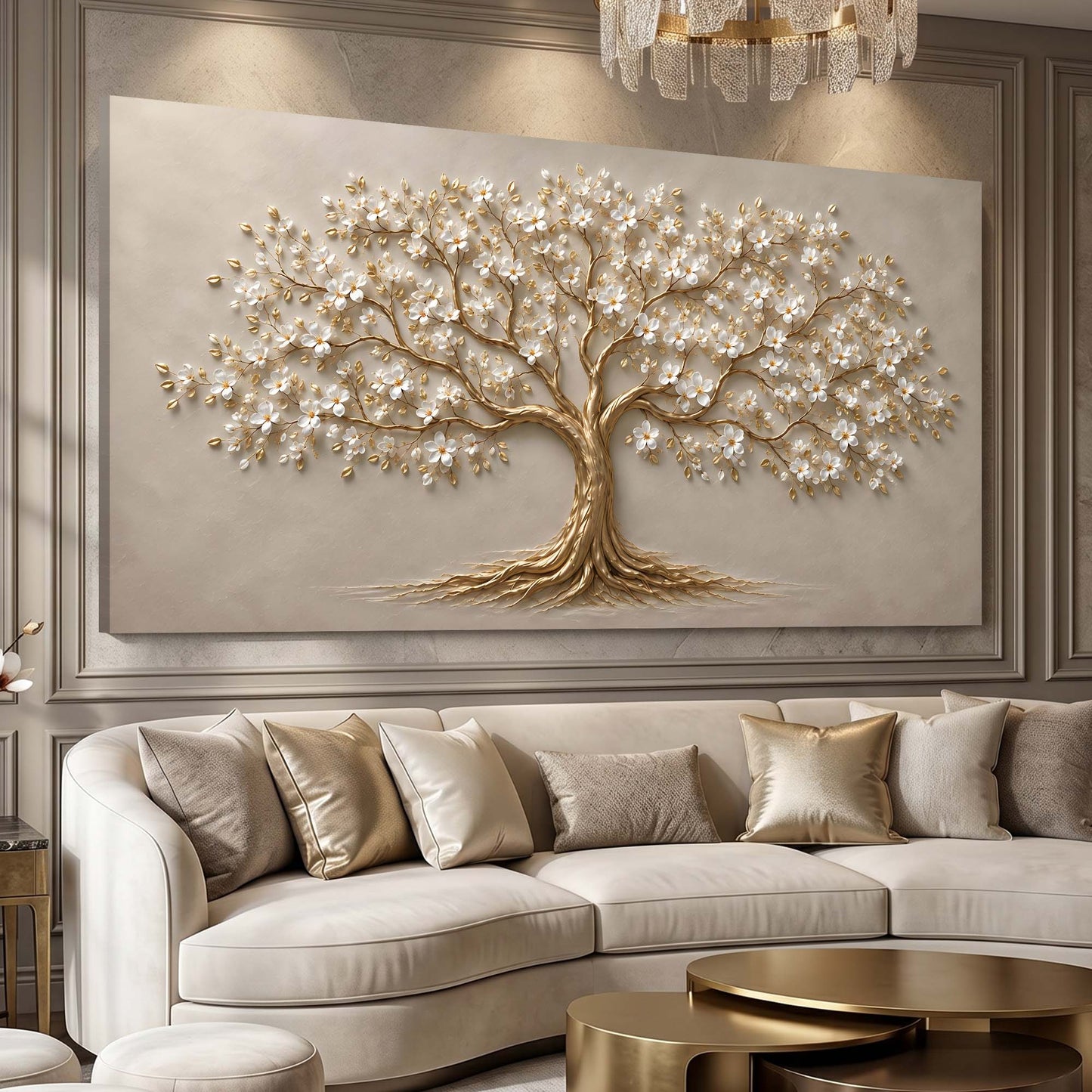 Golden Blooming Tree