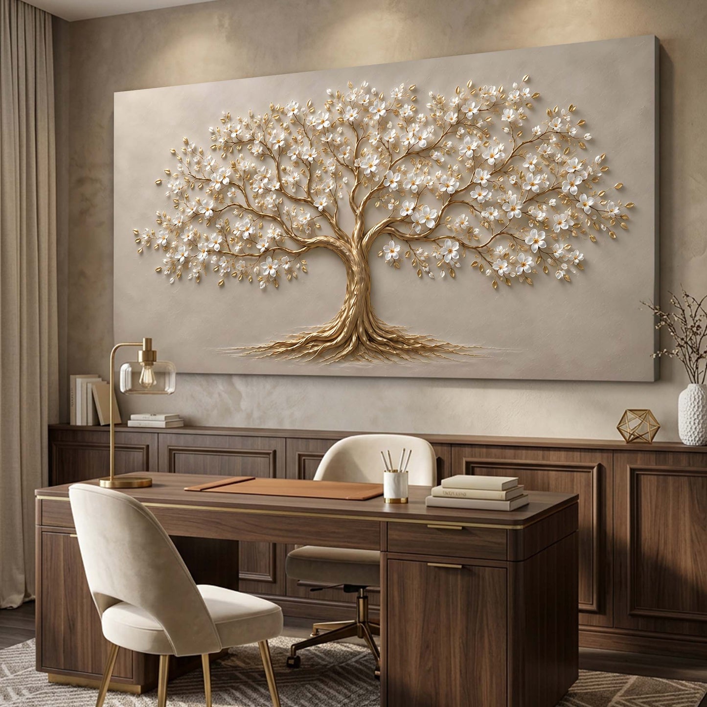 Golden Blooming Tree