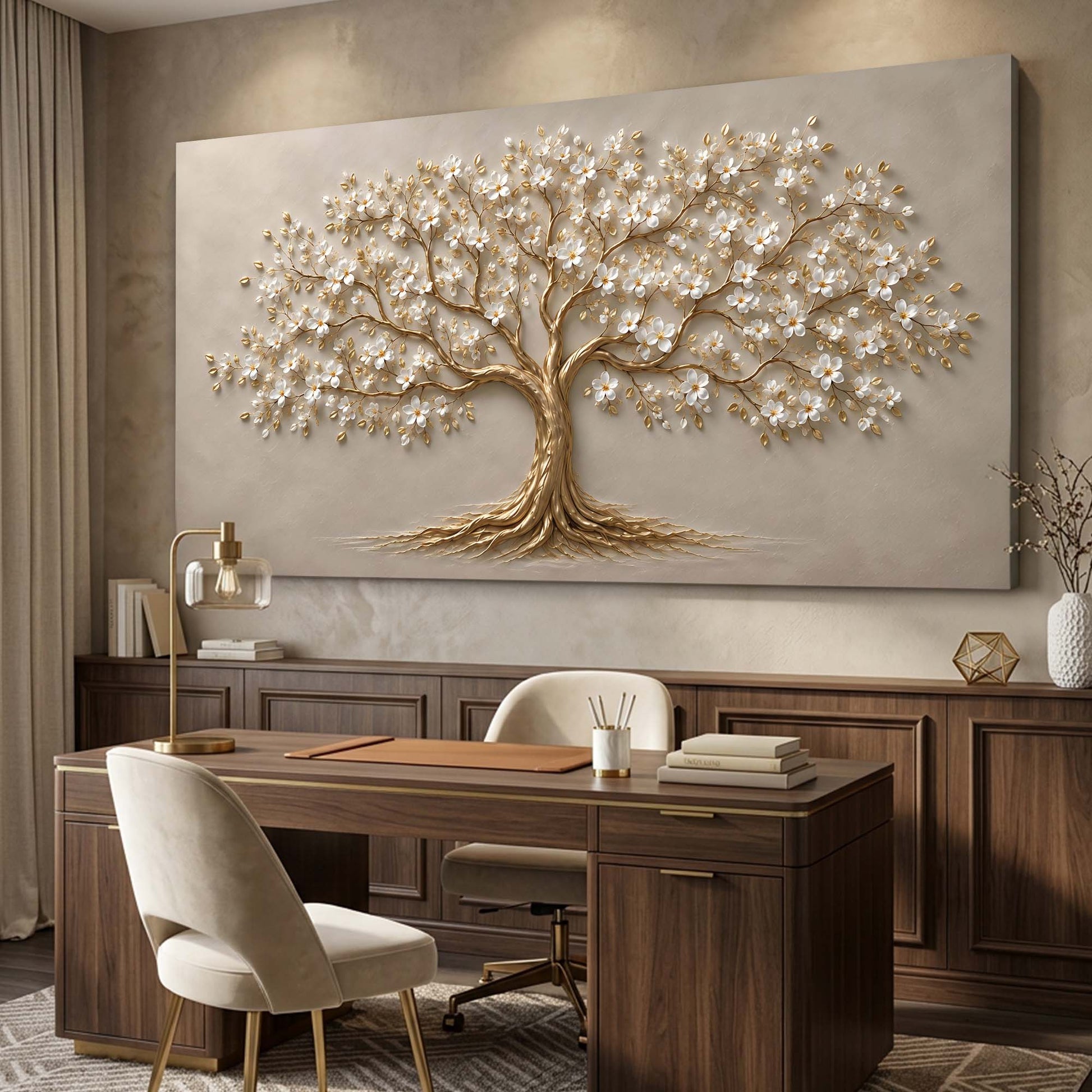 Golden Blooming Tree