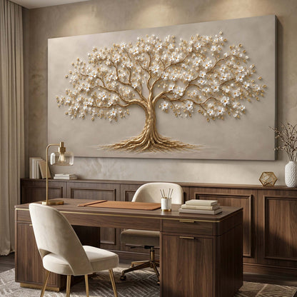 Golden Blooming Tree