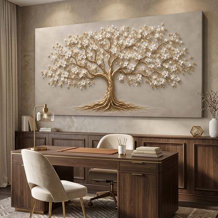 Golden Blooming Tree