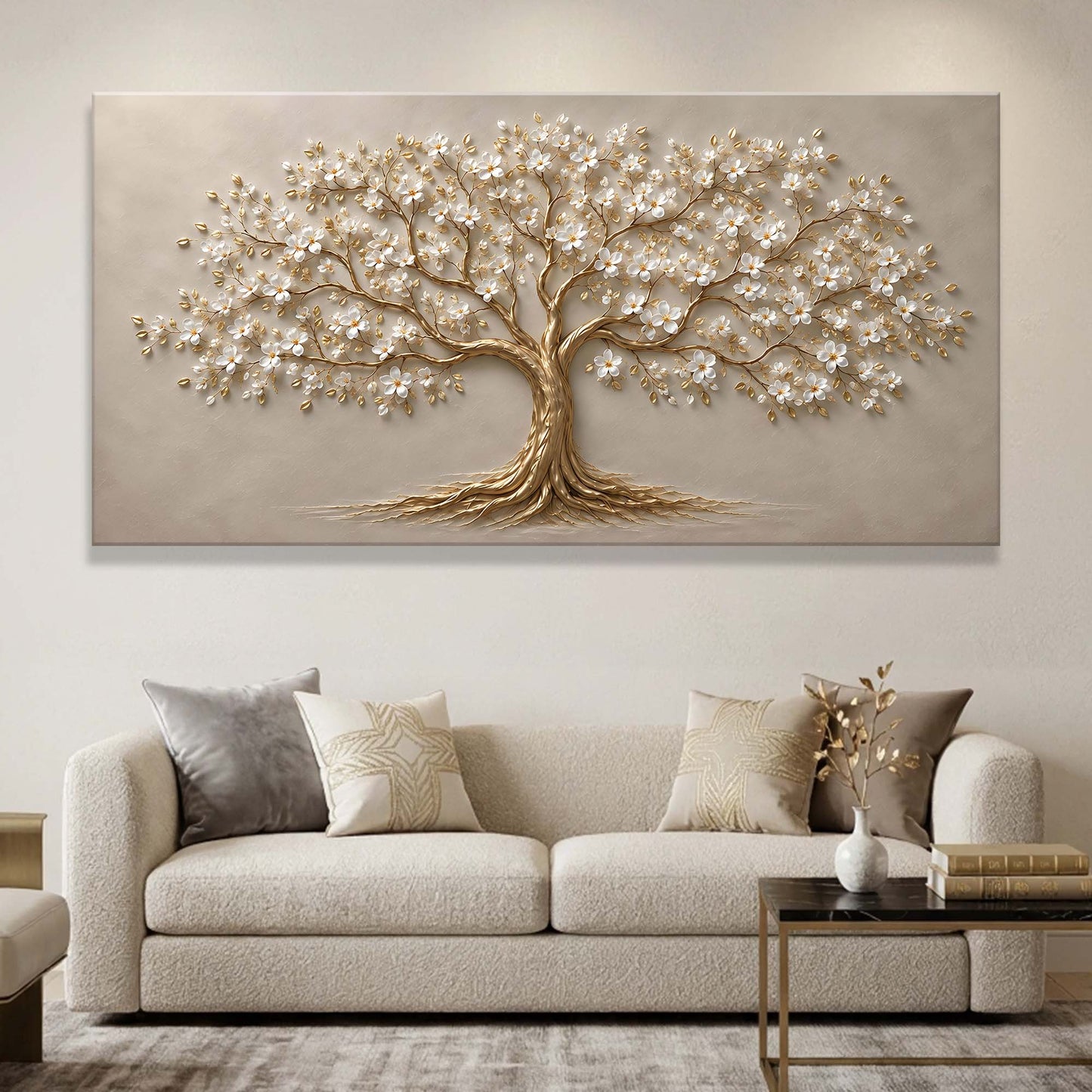 Golden Blooming Tree