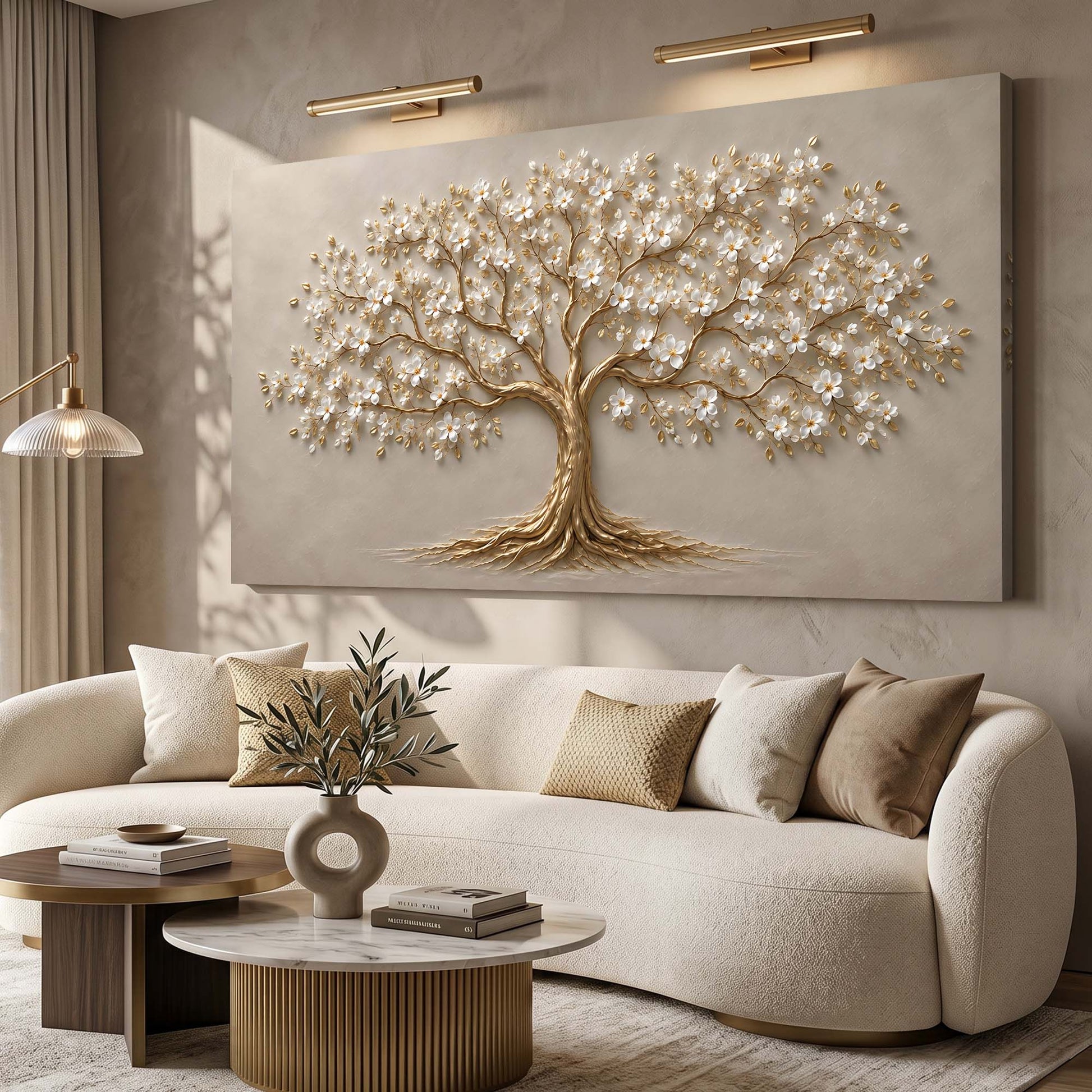 Golden Blooming Tree