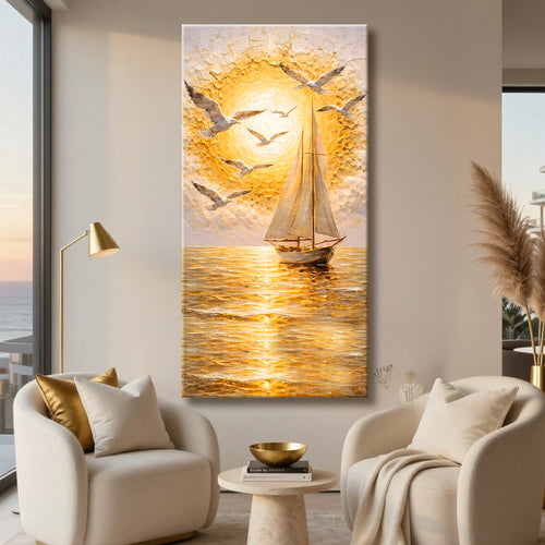 Golden Horizon Sailboat