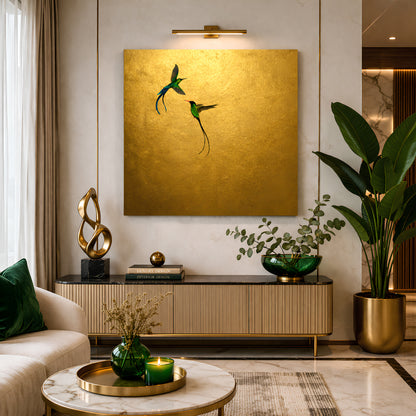 Golden Hummingbird Harmony