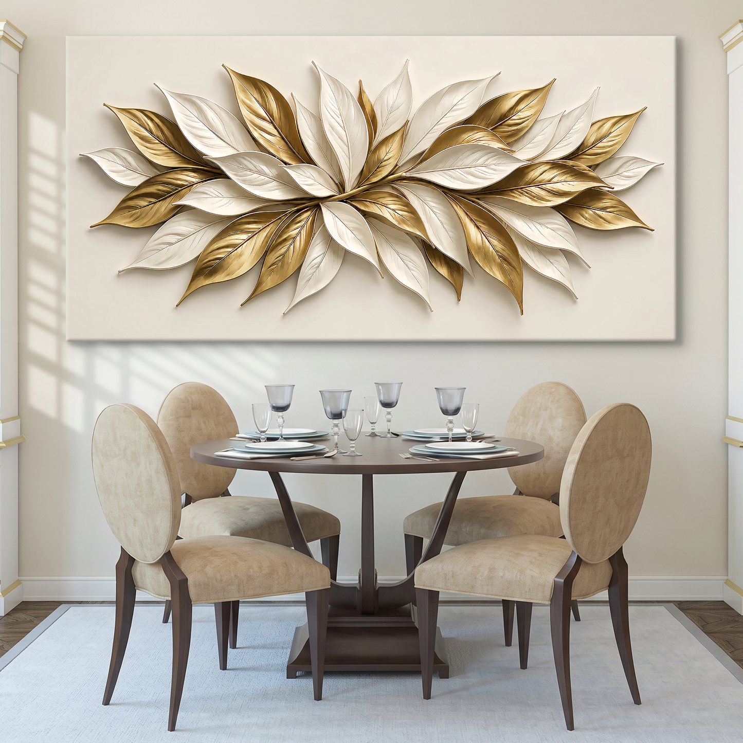 Golden Ivory Petals