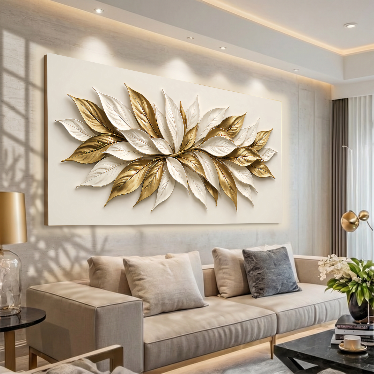 Golden Ivory Petals