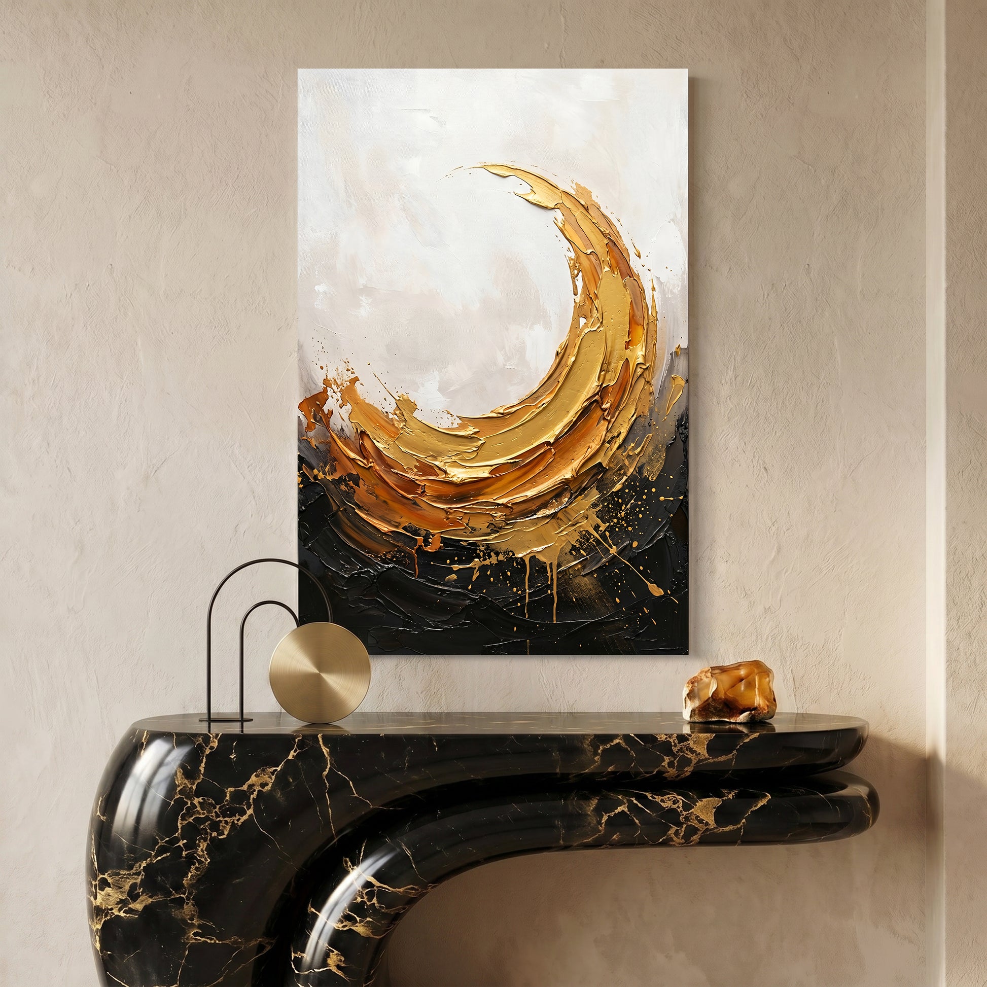 Golden Light Abstract
