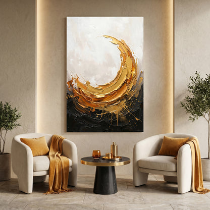 Golden Light Abstract