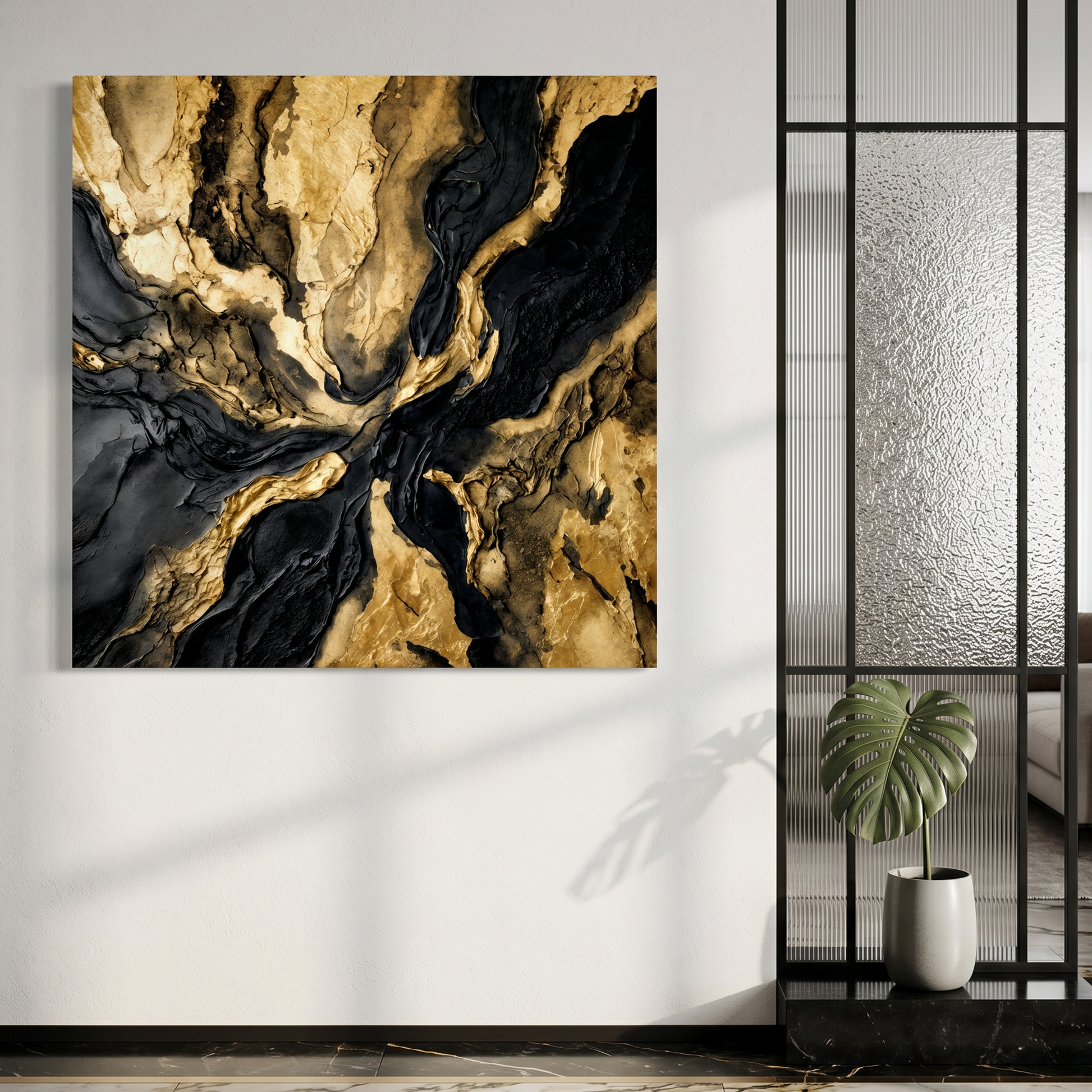 Golden Obsidian Flow