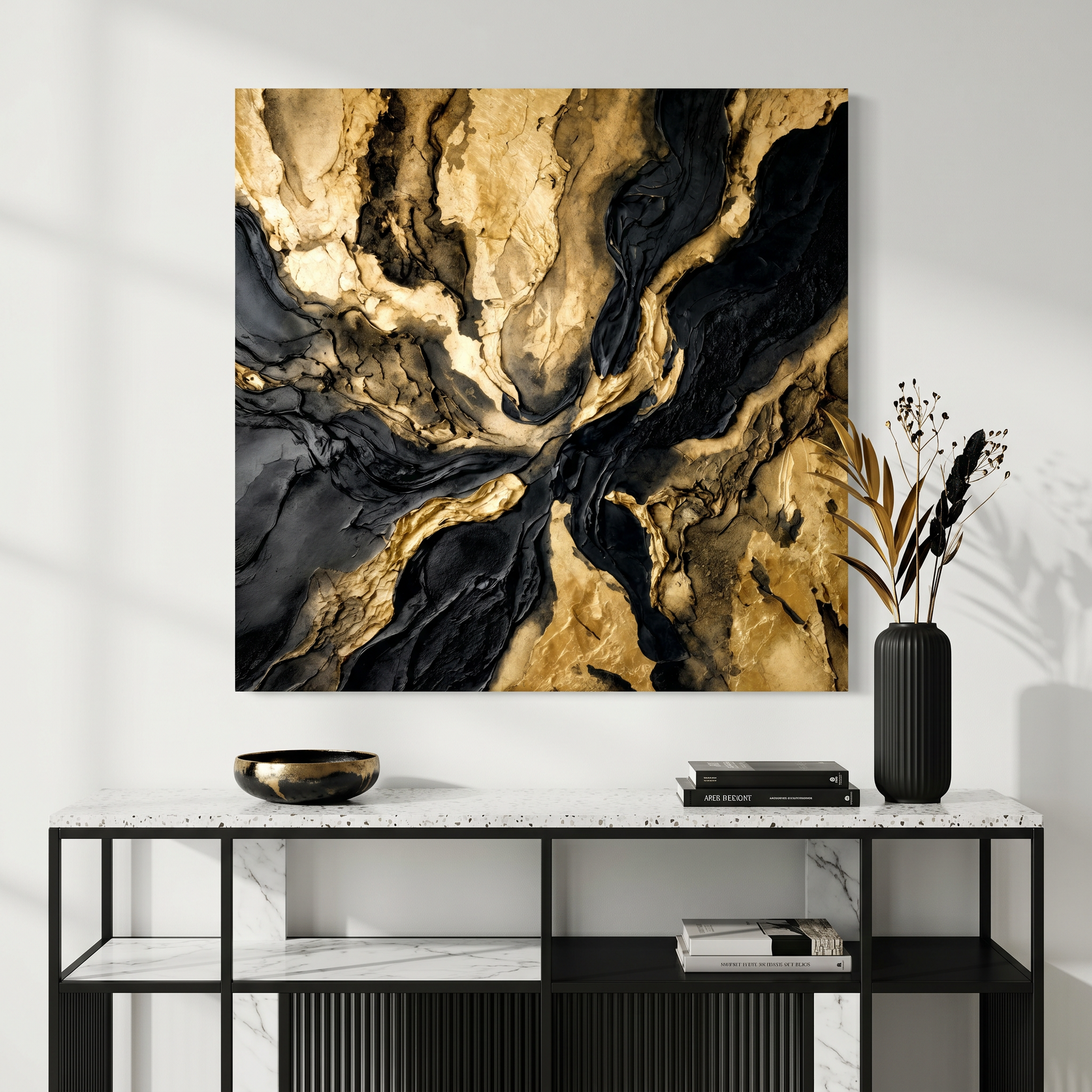 Golden Obsidian Flow