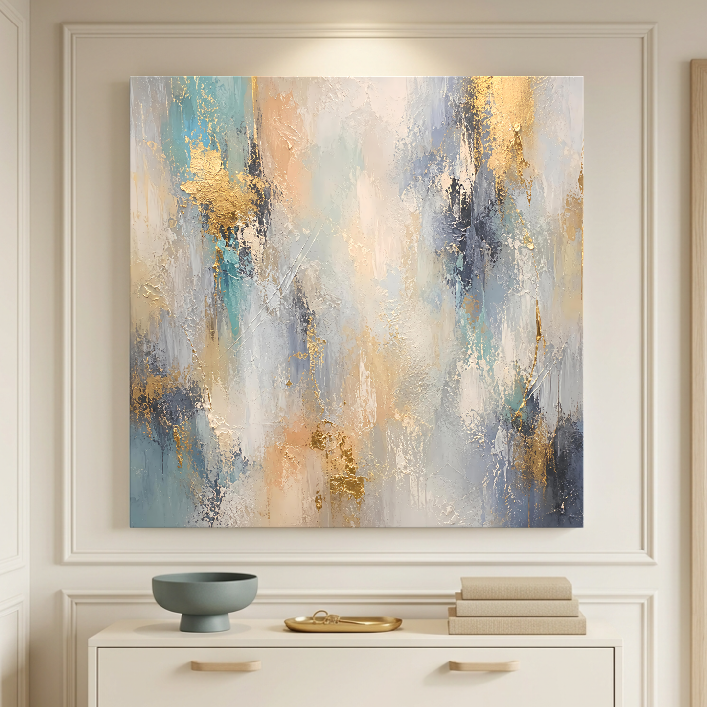 Golden Whisper Abstract