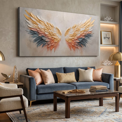 Ethereal Golden Wings