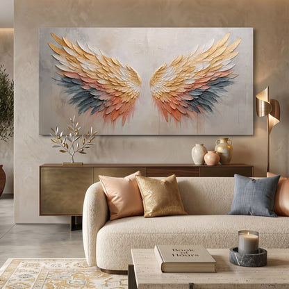 Ethereal Golden Wings