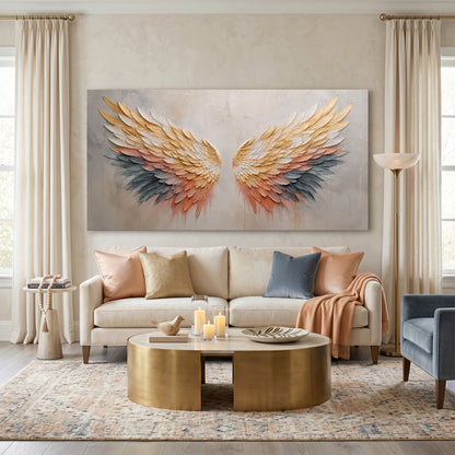 Ethereal Golden Wings
