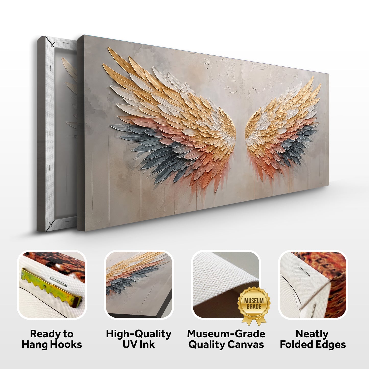 Ethereal Golden Wings