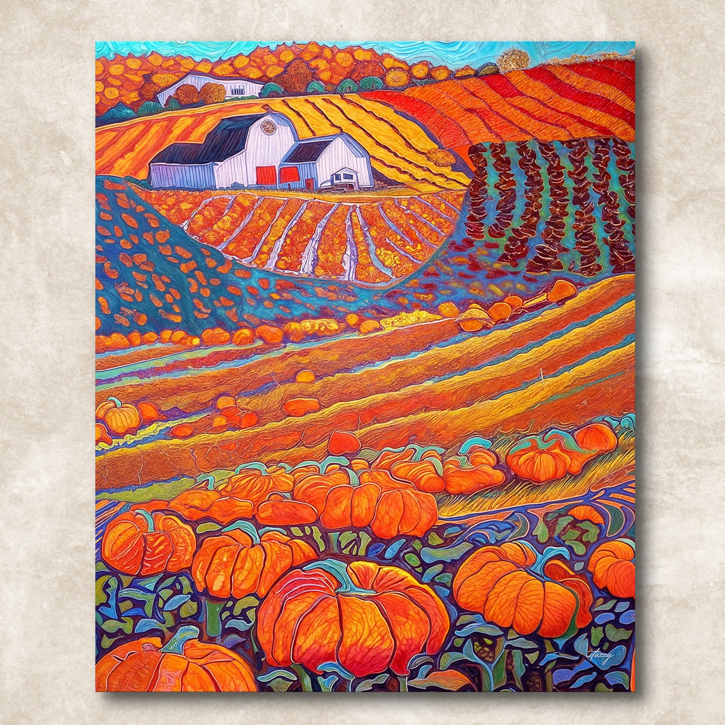 Canvas Print: "Harvest Hues"
