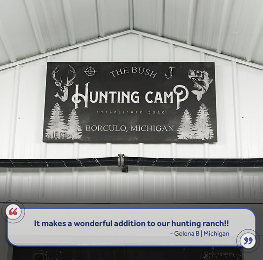 Fishing And Hunting Sign III