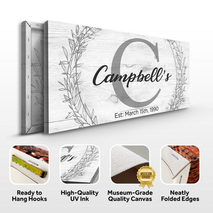 Family Monogram Sign III